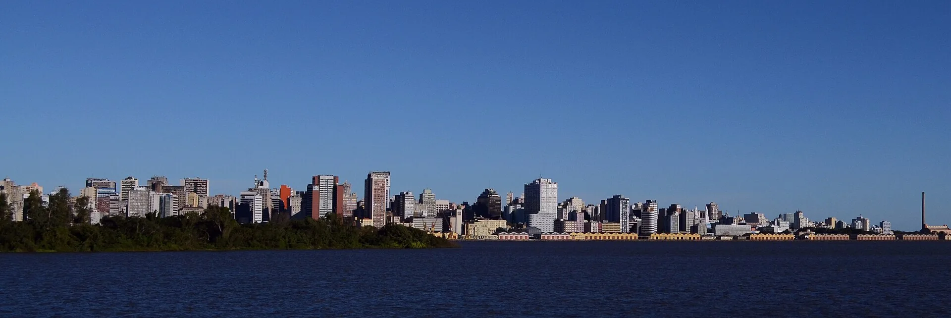 Hero image for the Lawyer page showing the Porto Alegre skyline in southern Brazil.