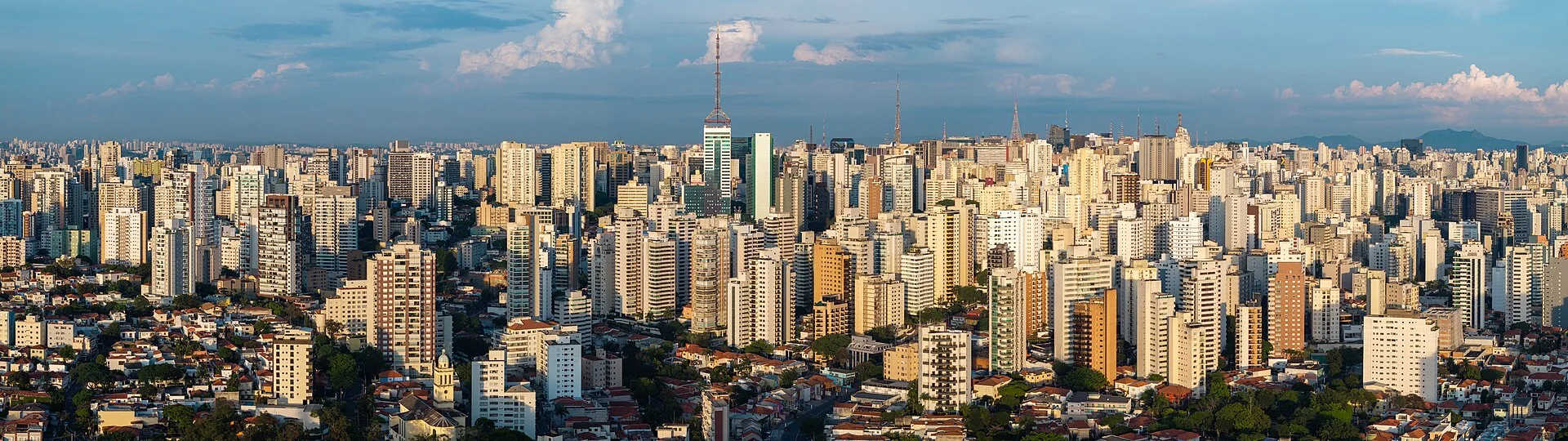 Hero image for the Why Us page showing the Sao Paulo skyline in southeast Brazil.