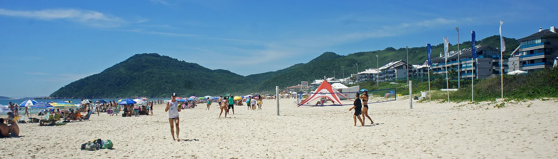Hero image for the Investment page showing Florianopolis and Praia Brava on the Atlantic coast in southern Brazil.