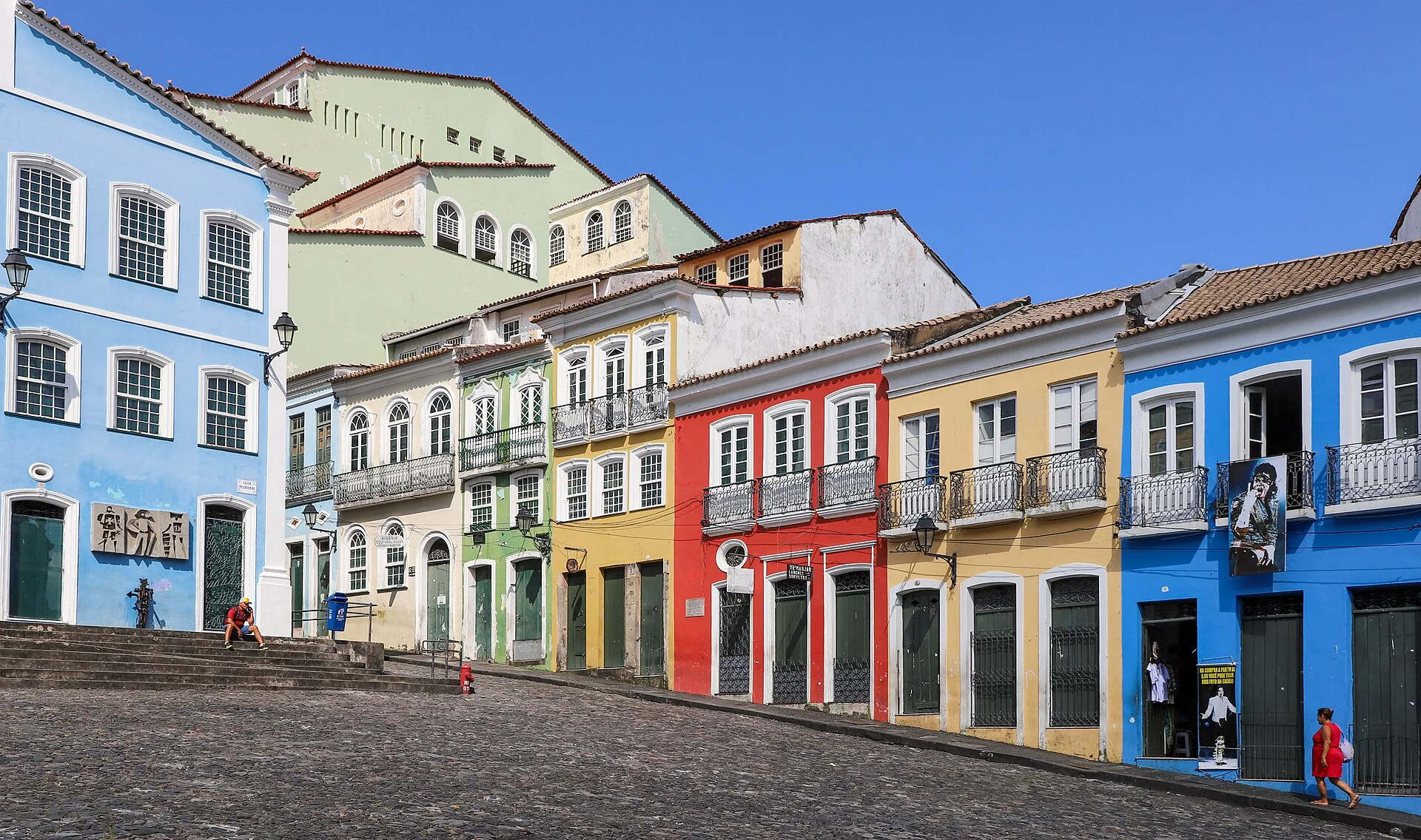 Pelourinho in Salvador, Bahia in northeast Brazil.